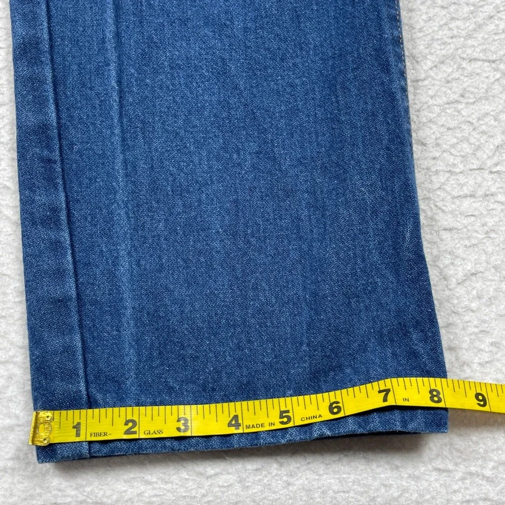 Wrangler Jeans Mens 34x32 (Fit 34x27) Blue Slim Fit Cowboy Cut Western Workwear